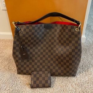 Authentic LV Graceful MM and Zippy coin purse